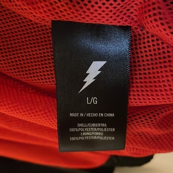 𝅺RETRO Track Full-Zip Jacket - Red/Yellow/Black - Large - Picture 11 of 11